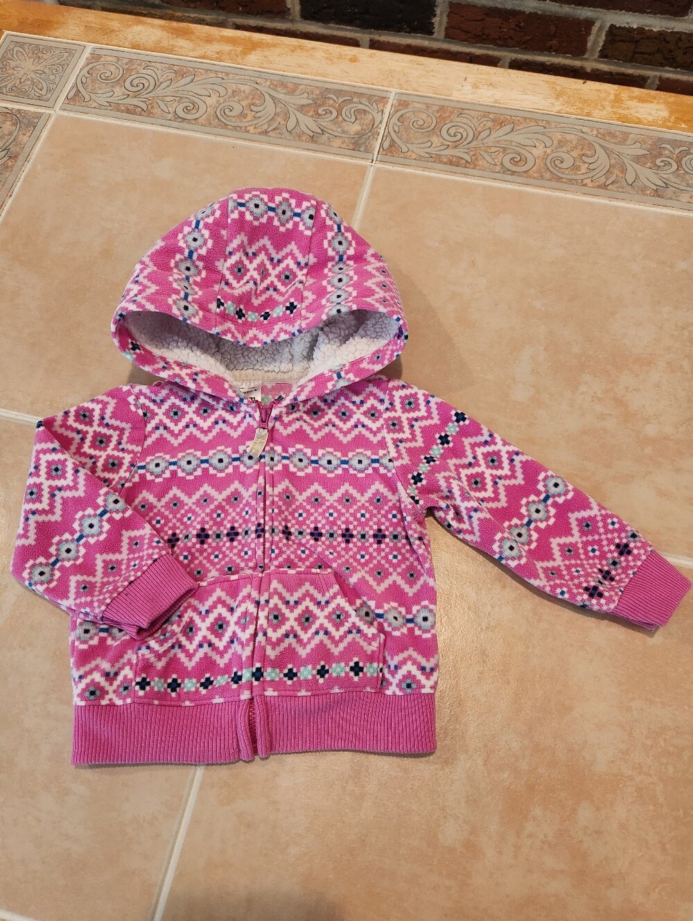 Carter's 12 Months Fleece Hoodie Jacket